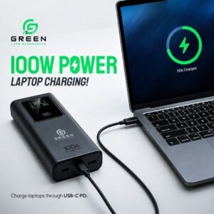 Green PowerMax-100 Powerbank - Image 2