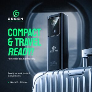 Green PowerMax-100 Powerbank - Image 4