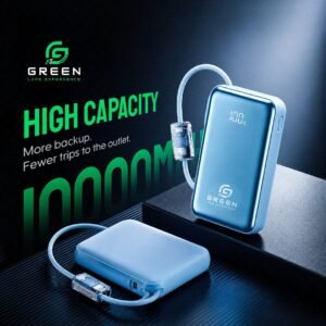 Green Turbo Tiny 10000mAh Mini Power Bank - Image 5