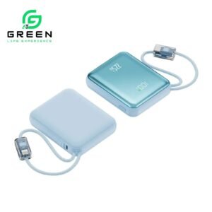 Green Turbo Tiny 10000mAh Mini Power Bank - Image 1