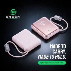 Green Turbo Tiny 10000mAh Mini Power Bank - Image 4